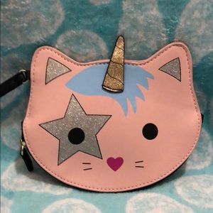 Luv betsey unicorn cat coin purse